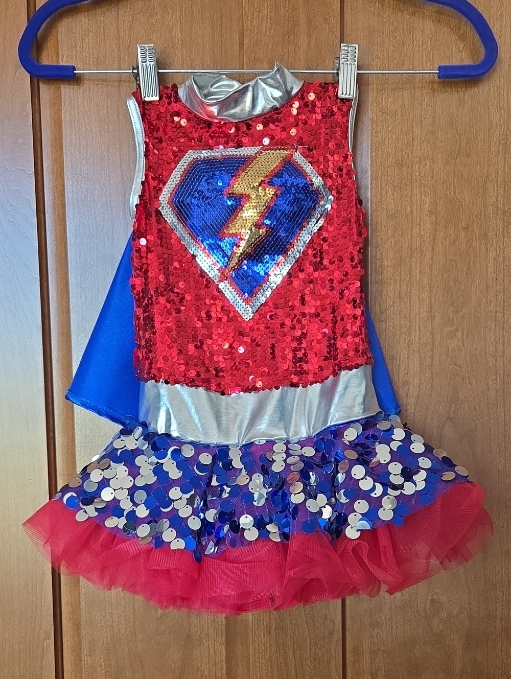 Weissman Sequin Superhero Costume